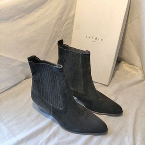 Sandro Pairs Amelya Ankle Boots Euro Size 38